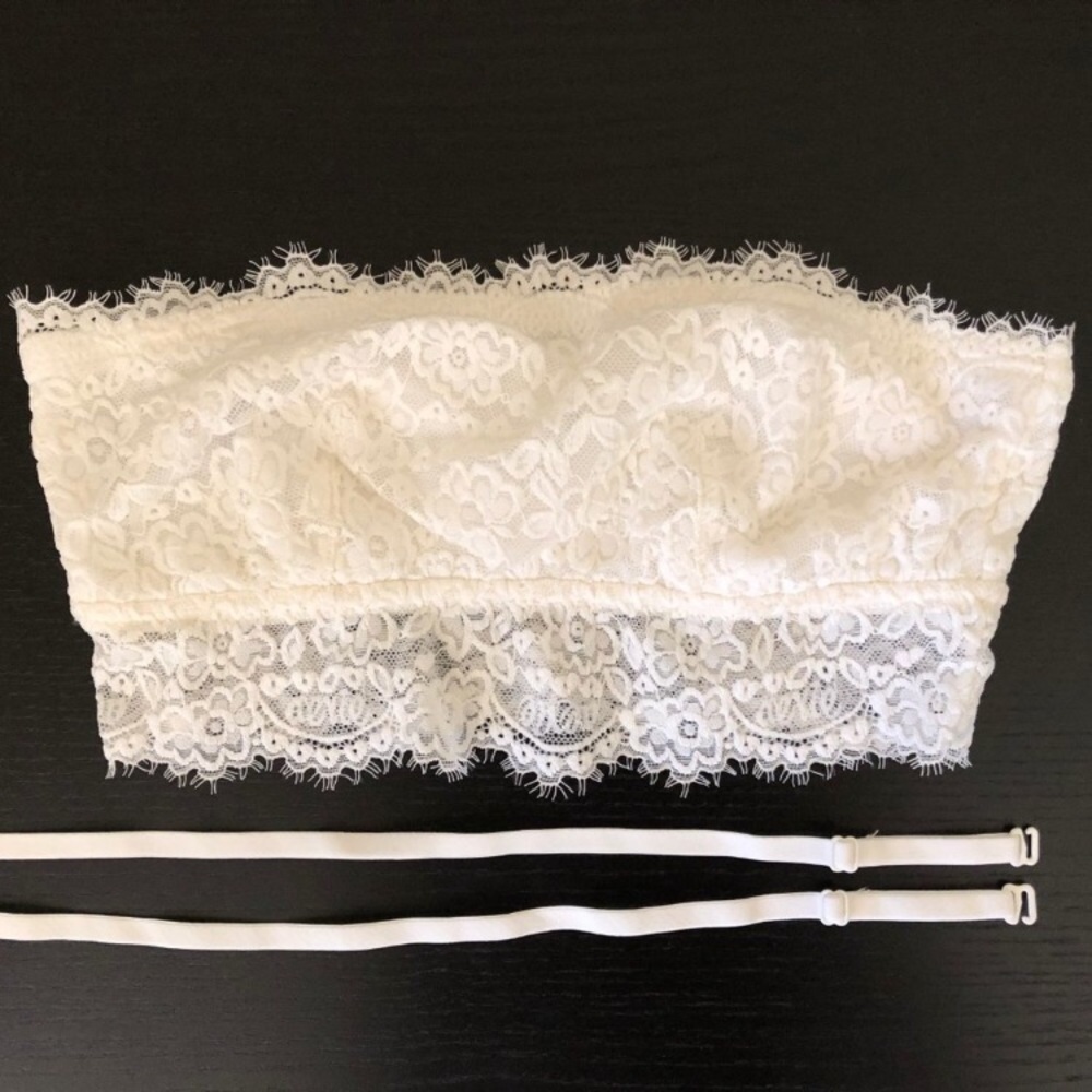 Aerie White Lace Bandeau - Picture 4 of 7